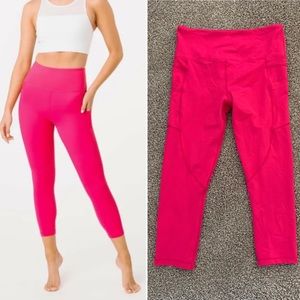 Zyia Active Hot Pink Leggings Women’s 6/8 Medium